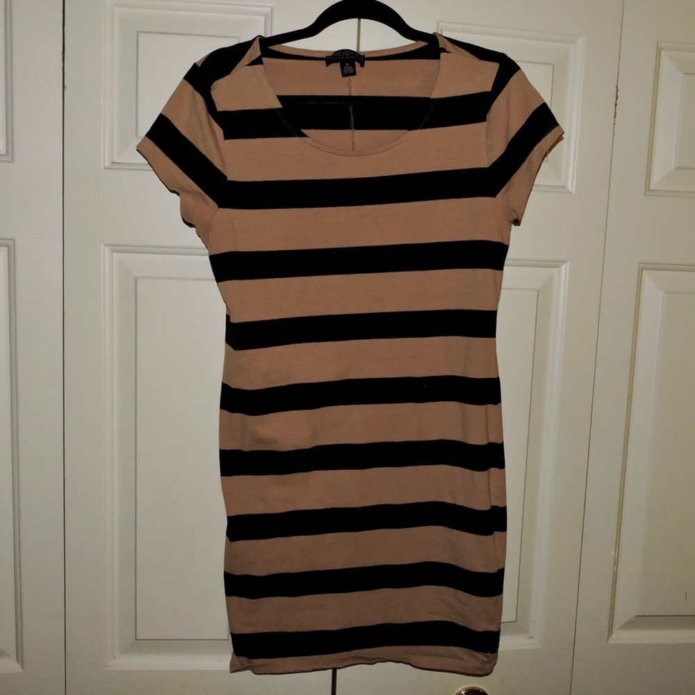 Striped Tee Shirt Dress